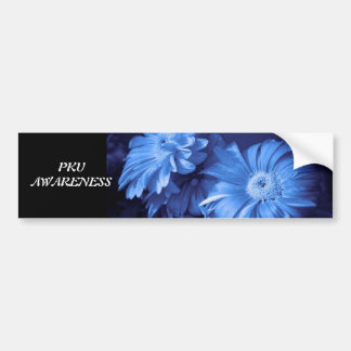 Blue Daisy bumper sticker