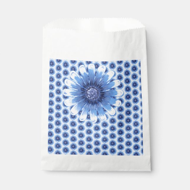 Blue Daisy Favour Bags (Front)
