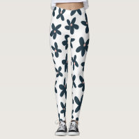 Blue Daisy Floral Cute Workout Running