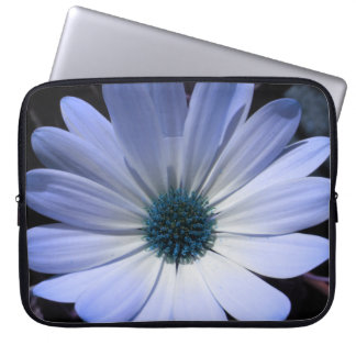 Blue Daisy Flower Laptop Bag