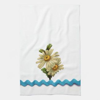 Blue Daisy Kitchen Towel