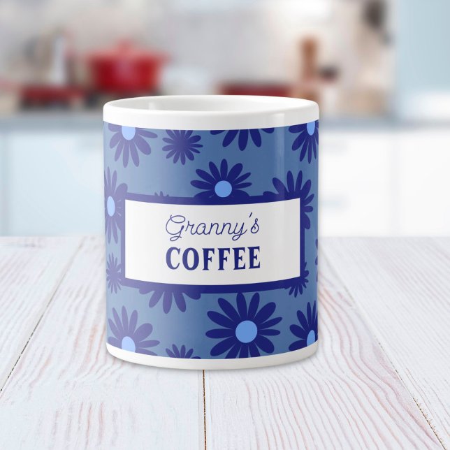 Blue Daisy Large Coffee Mug (Creator Uploaded)