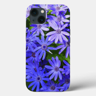 Blue Daisy-like Flowers Nature Photography iPhone 13 Case