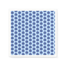 Blue Daisy Napkin All Over Print