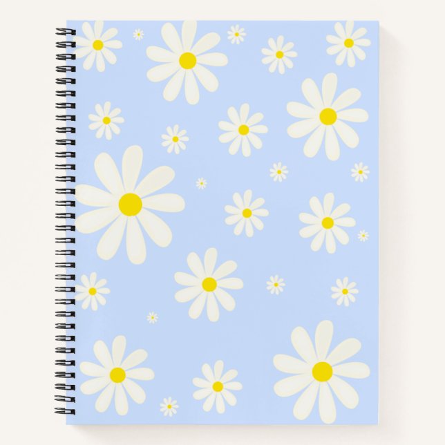 Blue Daisy Notebook (Front)