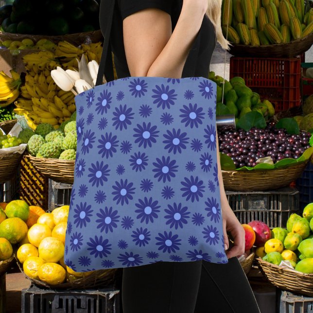 Blue Daisy  Tote Bag (Creator Uploaded)