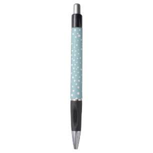 Blue Dalmatian Spots, Dalmatian Dots, Dotted Print Pen