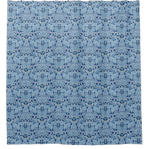 Blue Damask