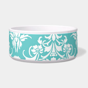 Blue damask pattern vintage girly chic chandelier