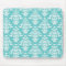 Blue damask vintage wallpaper pattern