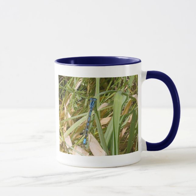 Blue Damselfly Mug (Right)