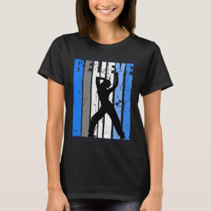 Blue Dance Team Dancing Dancer Believe Motivating T-Shirt