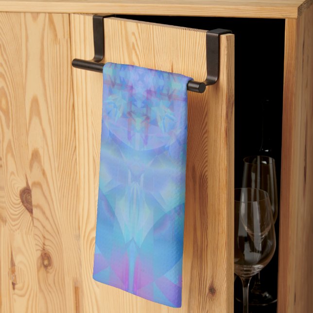 Blue Dancer Kitchen Towel (Thirds Fold)