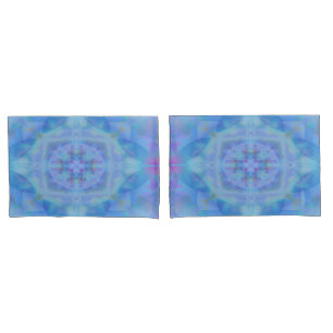 Blue dancer pillowcase