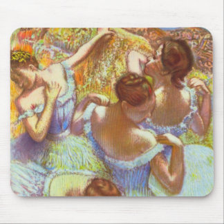Blue Dancers by Edgar Degas Mousepad