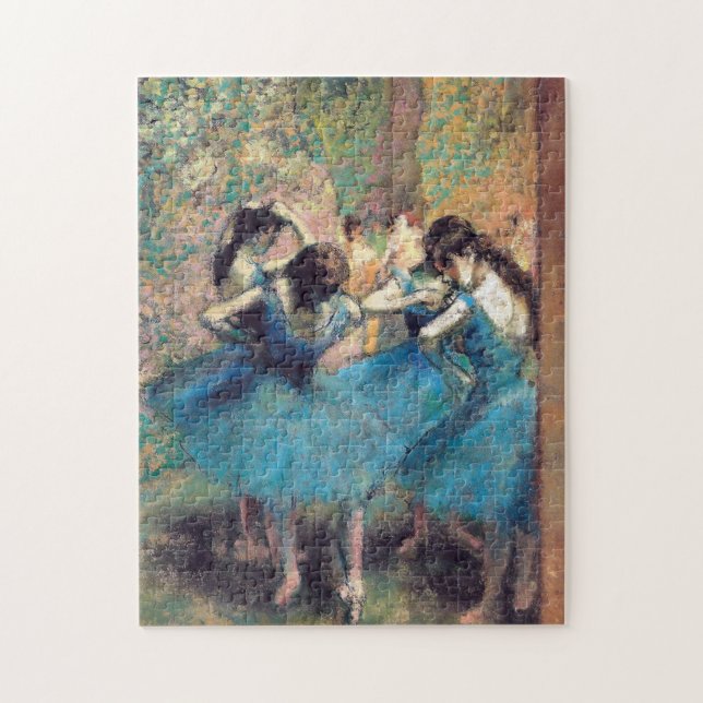 Blue Dancers by Edward Degas Jigsaw Puzzle (Vertical)