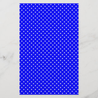 Blue-Dark And-White-Polka-Dots