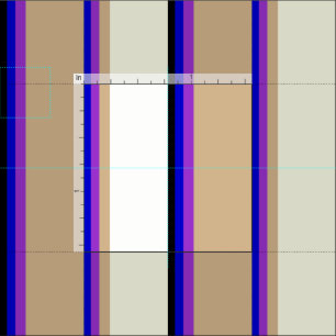 Blue, Dark Orchid, Tan, Beige & Black Coloured Fabric