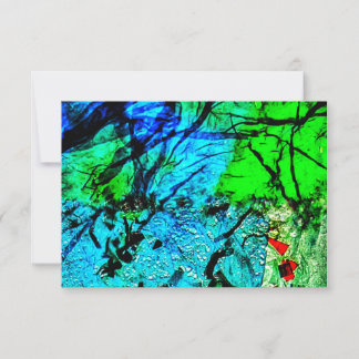 Blue darkness abstract invitation,Abstract blue In Invitation