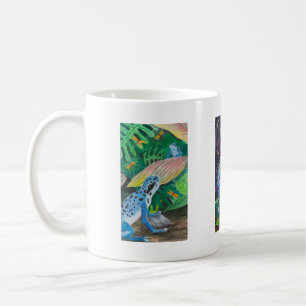 Blue Dart Frog Mug
