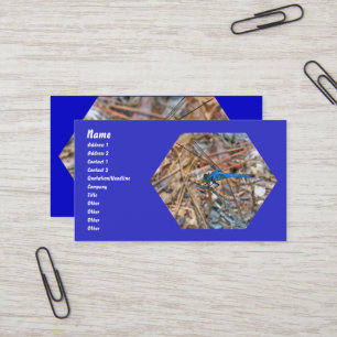 Blue Dasher Dragonfly Items Business Card