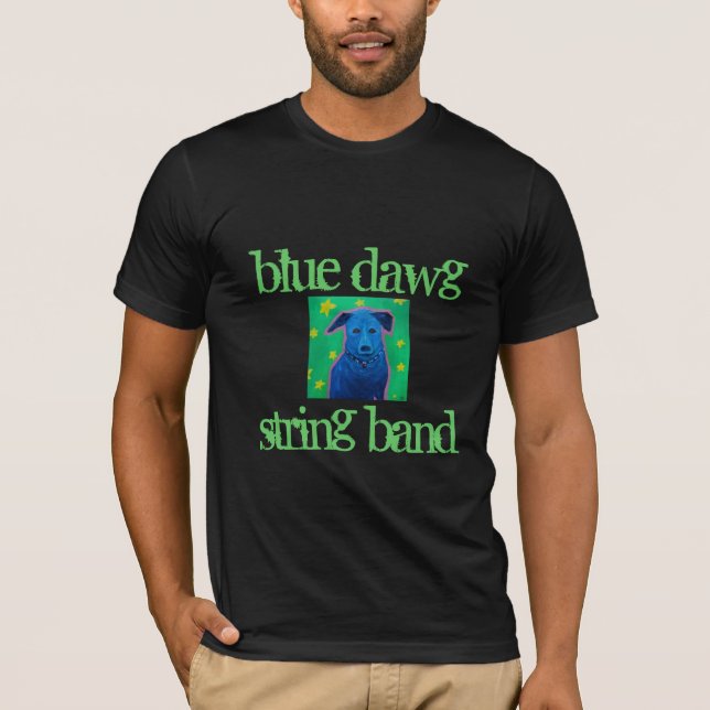 BLUE DAWG STRING BAND T-shirt (Front)