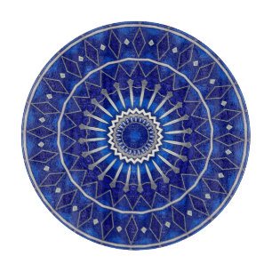 Blue Decorative Cutting Board