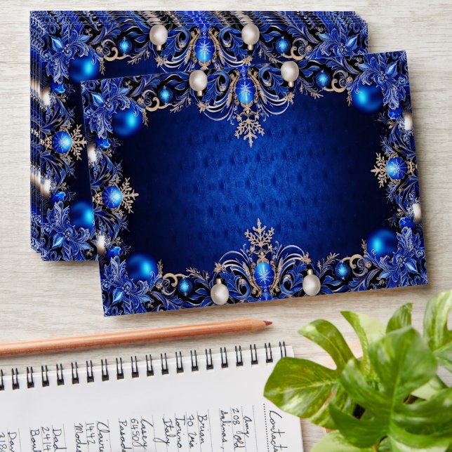Blue Decorative Envelope (Stacked)