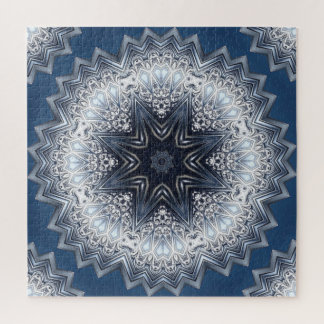 Blue Decorative Jigsaw Puzzle