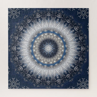 Blue Decorative Jigsaw Puzzle