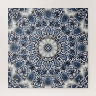 Blue Decorative Jigsaw Puzzle