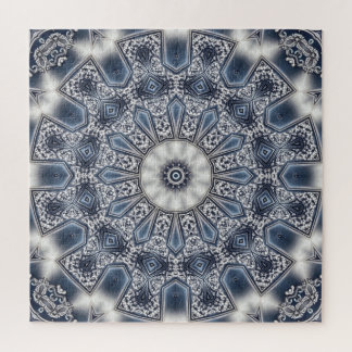 Blue Decorative Jigsaw Puzzle