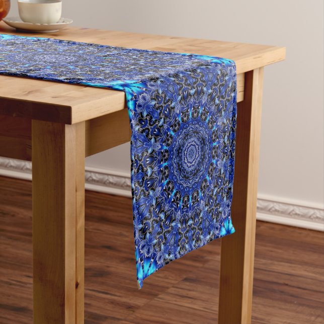 Blue Decorative Table Runner (In Situ)