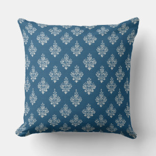 Blue Decorative Throw Pillow