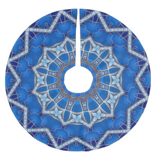 Blue Decorative Tree Skirt