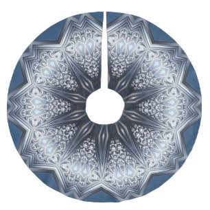 Blue Decorative Tree Skirt