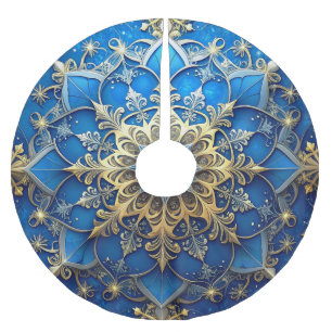 Blue Decorative Tree Skirt
