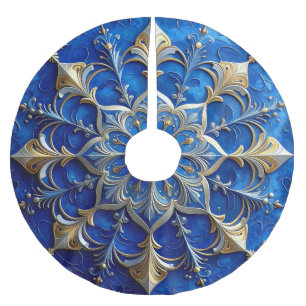 Blue Decorative Tree Skirt