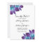 Blue Dendrobium Orchid Wedding Save the Date