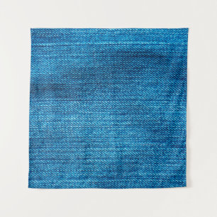blue denim background used as a backdrop tapestry