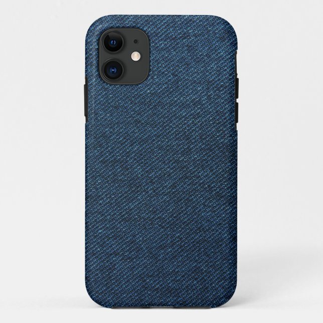 Blue Denim Case-Mate iPhone Case (Back)