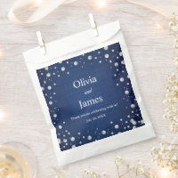 Blue Denim Diamonds Pearls Wedding Couple's Shower