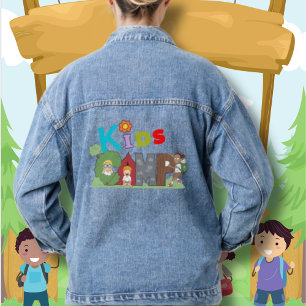 Blue Denim Jean Jacket Camp pour enfants