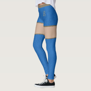 Blue Denim Jeans Shorts Skin Tights & Thighboots