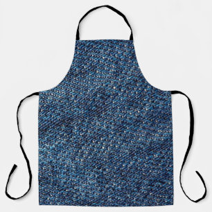 Blue denim jeans texture background. apron