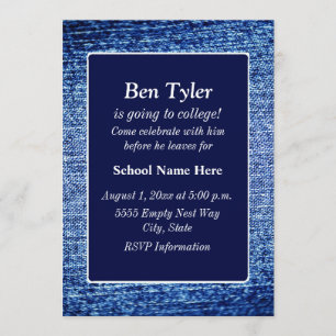 Blue Denim - Regardez "Off To College" Invitation