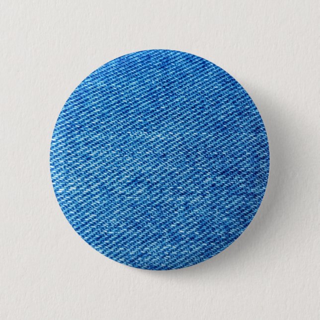 Blue Denim Texture 2 Inch Round Button (Front)