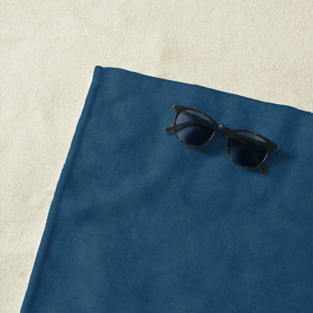 Blue Denim Texture,  Beach Towel (In Situ)