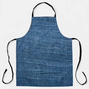 Blue Denim Texture: Classic Jeans. Apron