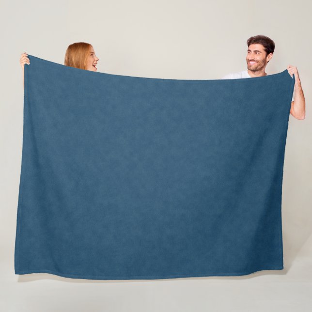Blue Denim Texture,   Fleece Blanket (In Situ)